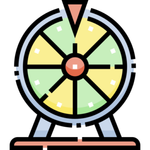 icone colorido bola de loteria fundo transparente